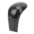 thumbnail image 2 of Cubierta de pomo de cambio de marchas estilo fibra de carbono para Nissan Navara Frontier NP300 2015-2019, 2 of 14
