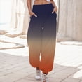 thumbnail image 1 of WILLBEST Pantalones Deportivos Casuales para Mujer con Estampado Degradado, Bolsillos, Cintura Alta, Holgados, para Uso Diario y Comodidad. XXXXL, 1 of 4