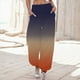 thumbnail image 1 of WILLBEST Pantalones Deportivos Casuales para Mujer con Estampado Degradado, Bolsillos, Cintura Alta, Holgados, para Uso Diario y Comodidad. Mediana, 1 of 4