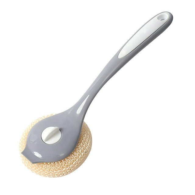 Brosse de Nettoyage de Produit / Brosse de Nettoyage Nano à Long Manche pour Cuisine avec Grattoir pour Casseroles et Poêles / Brosse à Récurer pour Résistant