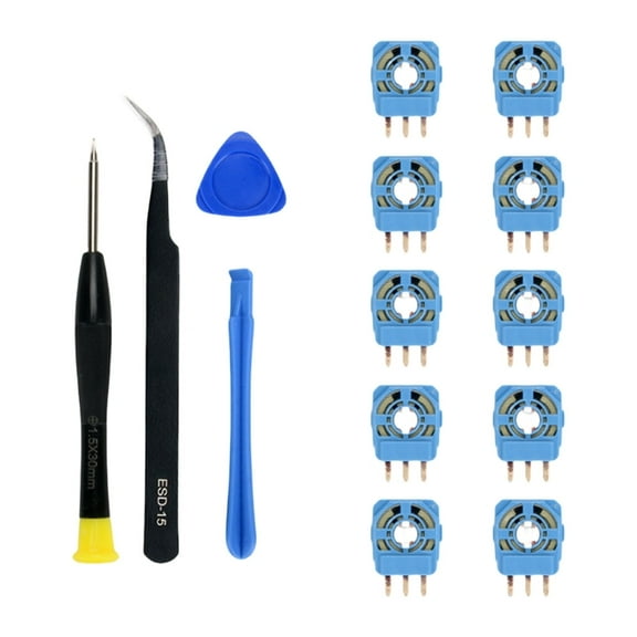 Joysticks for PS5 Wireless Controller Drift Damaged Joystick Replacement 3D Analog Thumb Stick Module with Screwdriver