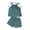 Blue, variant on LNMQLPDBS Toddler Baby Girl Summer Clothes Solid Color Pleated Adjustable Shoulder Strap Tank Tops Shorts Outfits Set Kids Casual Loose Breathable Clothes for Sun Day Play Outdoor Blue 6-12 Months