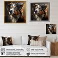 thumbnail image 4 of Designart "Serene Saint Bernard" Animals Dog Floater Framed Canvas Art Print, 4 of 5