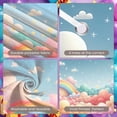 thumbnail image 3 of Rainbow Banner Display Starry Pastel Backdrop for Kids Party Birthday Celebration Photo Backdrop, 3 of 8