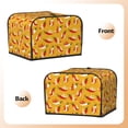 thumbnail image 3 of Lsque Hot Chilli Print 4 Slice Toaster Cover , Kitchen Appliance Dustproof Protector , Toaster Protector Dustproof Kitchen Appliance Cover, 3 of 7
