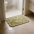 thumbnail image 5 of JHyouerji Floral Print Bath Mats Absorbent Bath Rug Non Slip Floor Rug for Kitchen Bathroom Laundry Bedroom Living Room Decor, 5 of 7