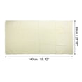 thumbnail image 2 of Unique Bargains 1pc Soft Absorbent Cotton Bath Towel Classic Design Yellow 55.12''x27.17'' for Bathroom Shower, 2 of 7