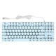 thumbnail image 2 of Teclado de computadora, teclado para juegos, teclado USB redondo para juegos, teclado con teclas, experiencia incomparable, 2 of 9