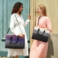thumbnail image 5 of Lovevook Vintage Handbag Purses, Large Laptop Tote Bag for Women Fit 15.6 Inch Laptop, Tote Bag, Waterproof Pu Leather Work Bags for Elegance Ladies, 5 of 8