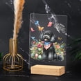 thumbnail image 4 of Poodle Celebrates Spring and Enjoys a Happy Easter Acrylic Plaque Sign Ashwood Base Poodles Dog Lover Gifts Idea Home Desk Decor - 02001, 4 of 5