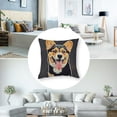 thumbnail image 5 of BANET Just a Girl Who Loves Dogs Throw Pillow Covers Set of 2 Puppy Sweet Funny Dog Pillow Covers  Modern Farmhouse Home Decorative Pillow Cases Cushion Cover for Sofa Living Room Office 22x22in, 5 of 7