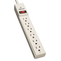 Tripp Lite, TRPTLP606, 6-Outlet Economy Surge Protector, 1 Each, Gray