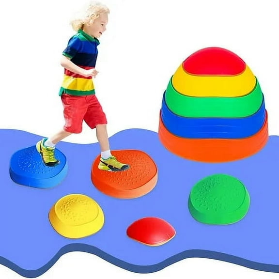 Non-Slip Balance Stepping Stones for Kids