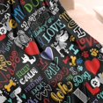 thumbnail image 4 of I Love My Dogs Art Blanket,Comfortable Soft Flannel Throw Blanket,All Season,Warm Lightweight Blankets for Sofa Bed Couch Living Room Chair,50"x60"(130x150cm), 4 of 4