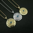 thumbnail image 3 of Men Egyptian Eye of Horus Pendant Protection Necklace Biker Link Chain 18" - 40", 3 of 7