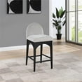 thumbnail image 7 of Pemberly Row Modern / Contemporary Grey Finish Soft Fabric Stool, 7 of 7