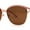 Gold Pink Brown, variant on Polarized Womens Ribbon Frame Designer Fashion Style Sunglasses Gold Black