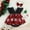Black, variant on SDJMa Toddler Baby Kids Girls Christmas Cartoon Print Romper Backless Dress Outfits