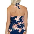 thumbnail image 2 of Leilani NAVY Sparks Fly Underwire Namaste Tankini Swim Top, US 16, 2 of 2