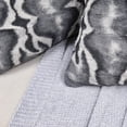 thumbnail image 6 of Home Soft Things Tip Printing Light Faux Fur Throw Pillow Cover Set of 2, 20'' x 20'', Meru GEO Grey, 6 of 7