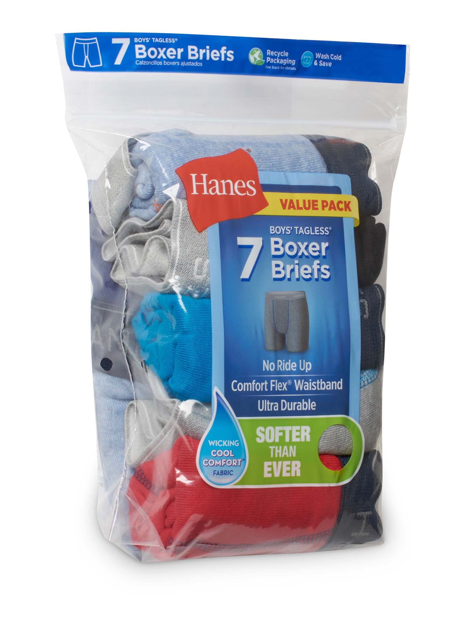 Hanes Boys Underwear, 7 Pack Tagless Boxer Briefs, Ubuy Nepal