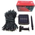 thumbnail image 3 of Luces de cadena alimentadas por batería solar 200LED Lámpara decorativa de fiesta de jardín al aire libre impermeable Navidad Advancent LED1761-04, 3 of 6