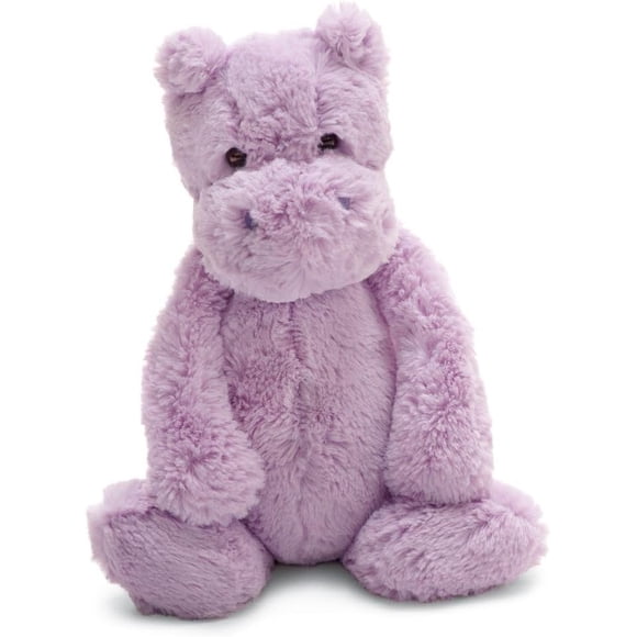 Jellycat Bashful Lilas Hippo Peluche, Moyen 12 Pouces - Jouet en Peluche Hippopotame - Cadeau Classique pour Enfants