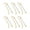 Khaki, variant on 6 Pcs Metal Bookmarks Bead Bookmarks Hooks Bookmarks Beadable Page Marker