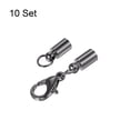 thumbnail image 3 of 10uds Cordón Extremo Tapa 3,5mm ID Unique Bargains negro para Bricolaje Pulseras Collares, 3 of 5