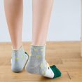thumbnail image 5 of Toe Socks For Women Five Finger Socks Cotton Ankle Sock With Toes Novelty Sports Socks 4 Pairs, 5 of 5