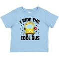 thumbnail image 3 of Inktastic I Ride the Cool Bus with Yellow Bus Boys or Girls Baby T-Shirt, 3 of 5