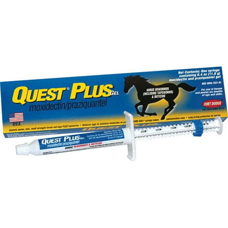 Pfizer Equine-Quest Plus Horse Dewormer Gel 0.40