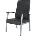 thumbnail image 6 of Lorell LLR67011 High-Back Healthcare Guest Chair, Black, 6 of 7