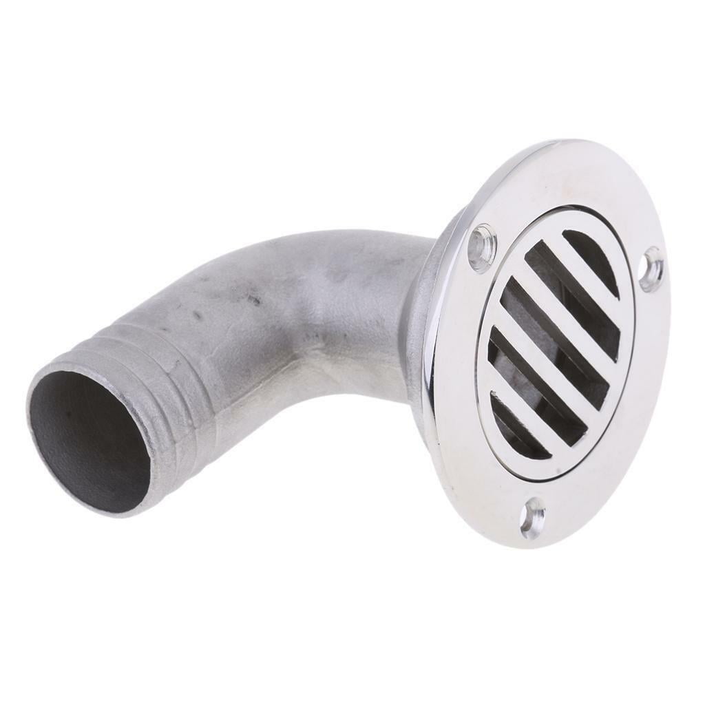 Boat Deck Drain Scupper 316 Stainless Steel Boat Plumbing Fittings