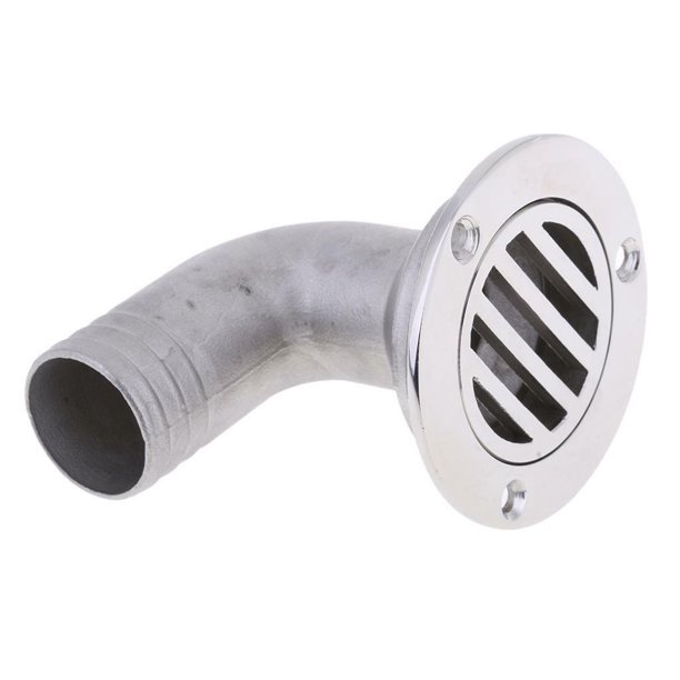 Boat Deck Drain Scupper 316 Stainless Steel Boat Plumbing Fittings