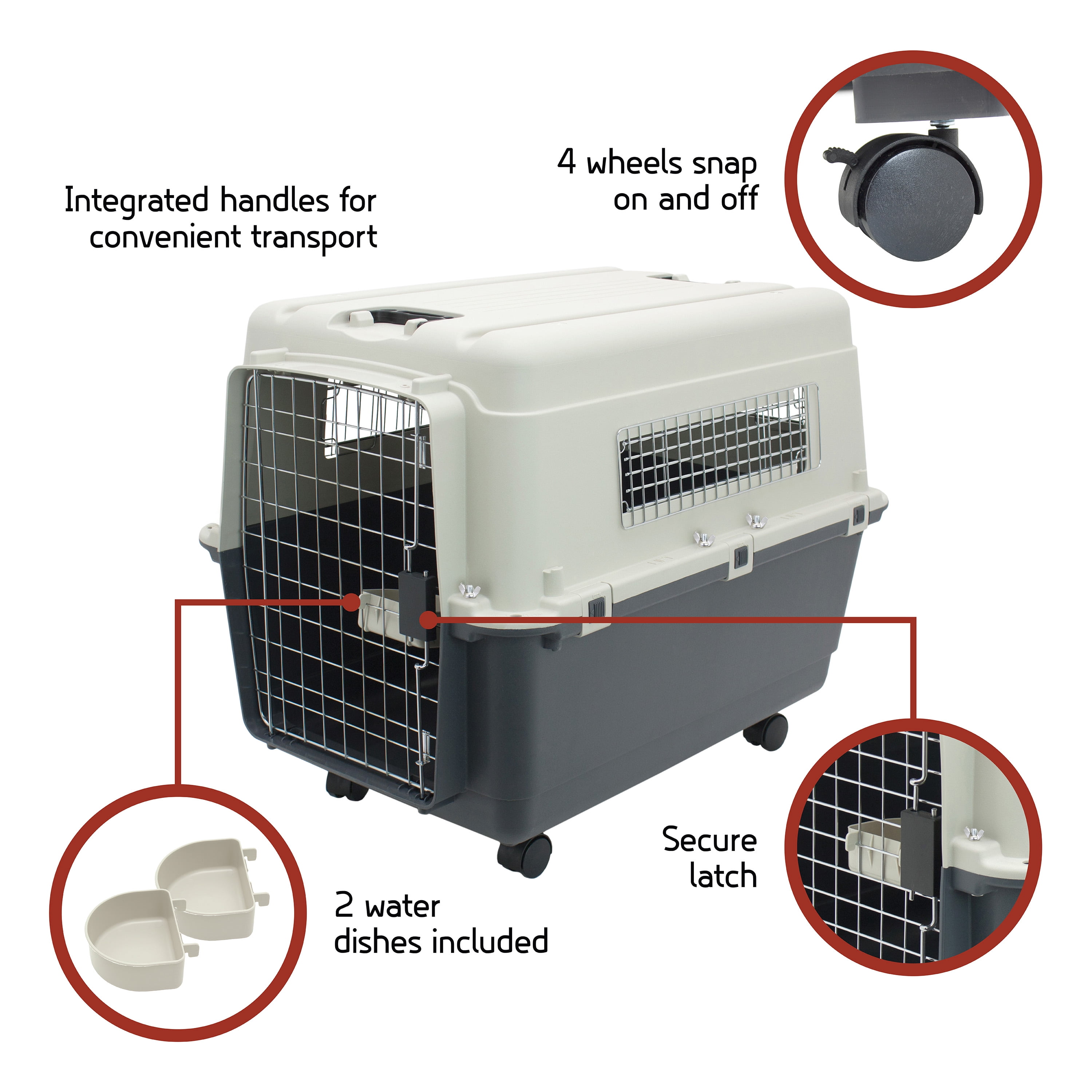 XL IATA Approved SportPet Plastic Dog Kennel Carrier Poland Ubuy