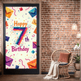 thumbnail image 6 of LUUFILx 7th Birthday Banner Backdrop Colorful Party Supplies Birthday Decorations Kids Celebration Photo Booth Props Happy Backgrounds Birthday Party, 6 of 8