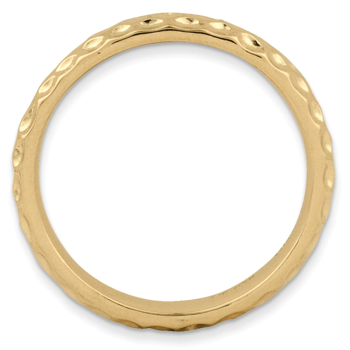 Sterling Silver Gold-Plated Ring