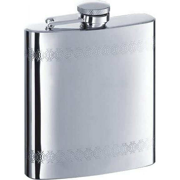 Simran HF-1308YB-E1 Ajmer 8 oz. Stainless Steel Flask