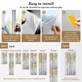 thumbnail image 6 of Yellow Grey Forest Window Privacy Film, Grey Modern Art Oil Painting Static Cling UV Sun Blocking Heat Control Window Tint Day and Night, Non-Adhesive One Way Windows Privacy Cover 17.7''x78.7'', 6 of 7