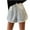 White, variant on IROINNID Women's Drawstring Casual High Waist Loose Shorts With Pocket