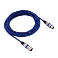 thumbnail image 4 of Cable de audio para micrófono Bling Bling XLR macho a hembra 3 pines 5 metros Azul, 4 of 6