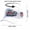 G, variant on USA 2026 Soccer Baseball Cap, Patriotic Wave Print Adjustable Polyester Sport Hat, Number 10 US Flag Design Fan Headwear for Men Women Match Day Daily Wear