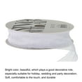 thumbnail image 3 of 1 Inch 20 Yard Sheer Organza Ribbon Shimmer Chiffon Tulle Ribbons White for Gift Wrapping Floral Bouquet Wedding, 3 of 6
