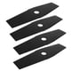 thumbnail image 2 of 4Pcs 12in Black Lawn Mower Brush Cutter Blade Garden Grass Trimmer Saw Cutting Blades Accessory, 2 of 5