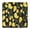 Yellow Lemon Fruit, variant on Yellow Lemon Fruit Slices Black Pattern Square Fitted Tablecloth with Elastic Edge,Square Table Cover,Washable Elastic Table Cover for Home Kitchen Party Decor 34"x34"