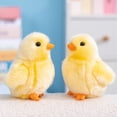thumbnail image 5 of Soft Chicken Stuffed Animal Plush Doll，Imitation Chicken Plush Toy Animal Teaching Easter Model Decor, 5 of 9