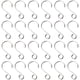 thumbnail image 2 of 160 Piezas Mini Ganchos en Forma de S Ganchos Giratorios en S de Acero Inoxidable Ganchos para Cortinas Clips para Colgar Resistentes para Cortinas de Cuentas de Cristal Campanas de Viento Macetas, 2 of 7