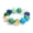 Blue, variant on Colorful Chunky Resin Bead Bracelet for Women Boho Stretch Acrylic Statement Summer Holiday Jewelry Gift