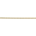 thumbnail image 3 of 14K Yellow Gold necklace Rope chain Diamond-cut 30 in 1.5 mm, 3 of 5